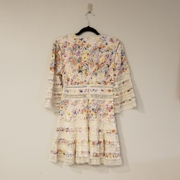 😱LAST 1😱NWOT DROP WAIST FLORAL LACE DRESS - Picture 6 of 6